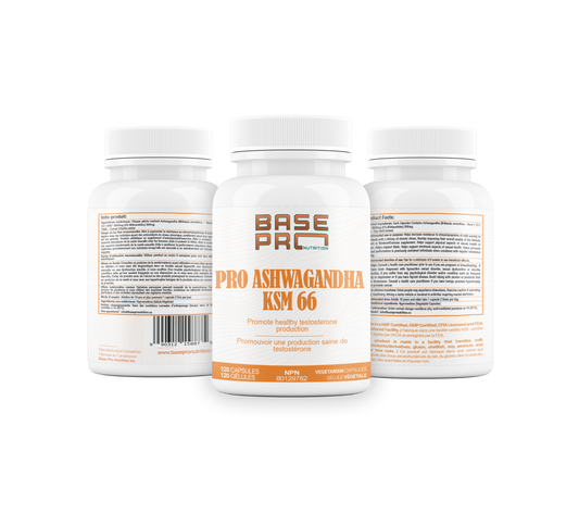 Pro KSM-66 Ashwagandha - 120 capsules - Base Pro Nutrition