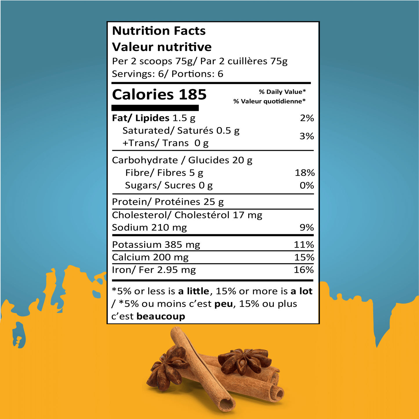 Protein Pancake and Waffle Mix - Cinnamon - 450g - Base Pro Nutrition