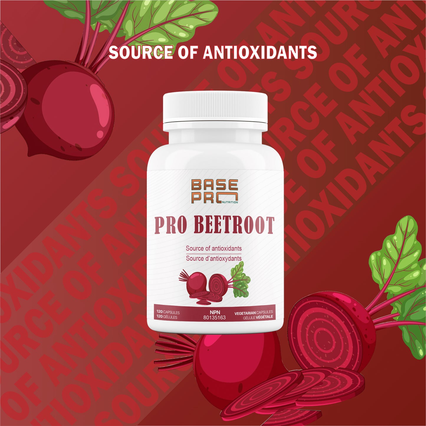 Pro Beetroot - 120 capsules - Base Pro Nutrition
