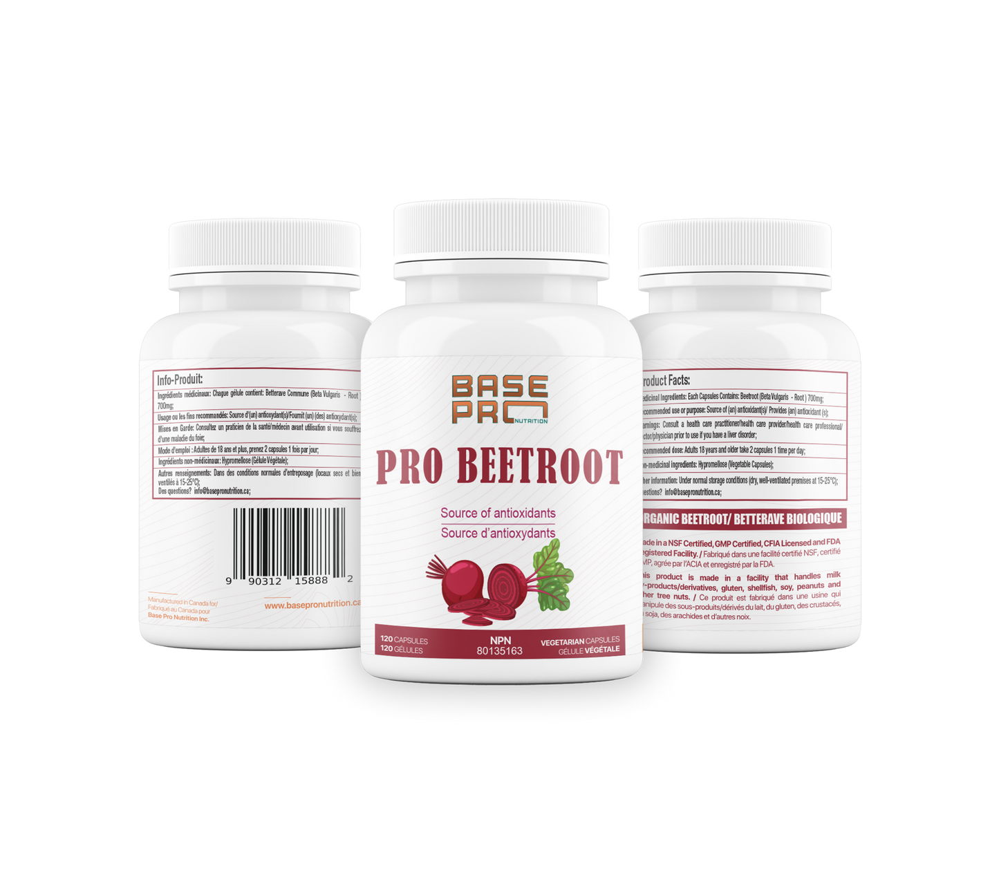 Pro Beetroot - 120 capsules - Base Pro Nutrition