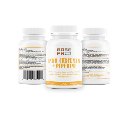 PRO Curcumin + Piperine - 120 capsules - Base Pro Nutrition