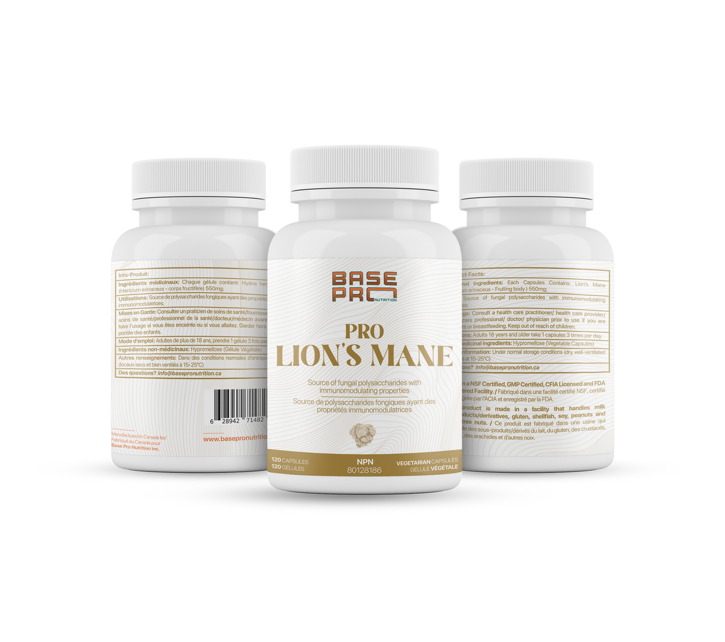 Pro Lion's Mane - Capsules - Base Pro Nutrition