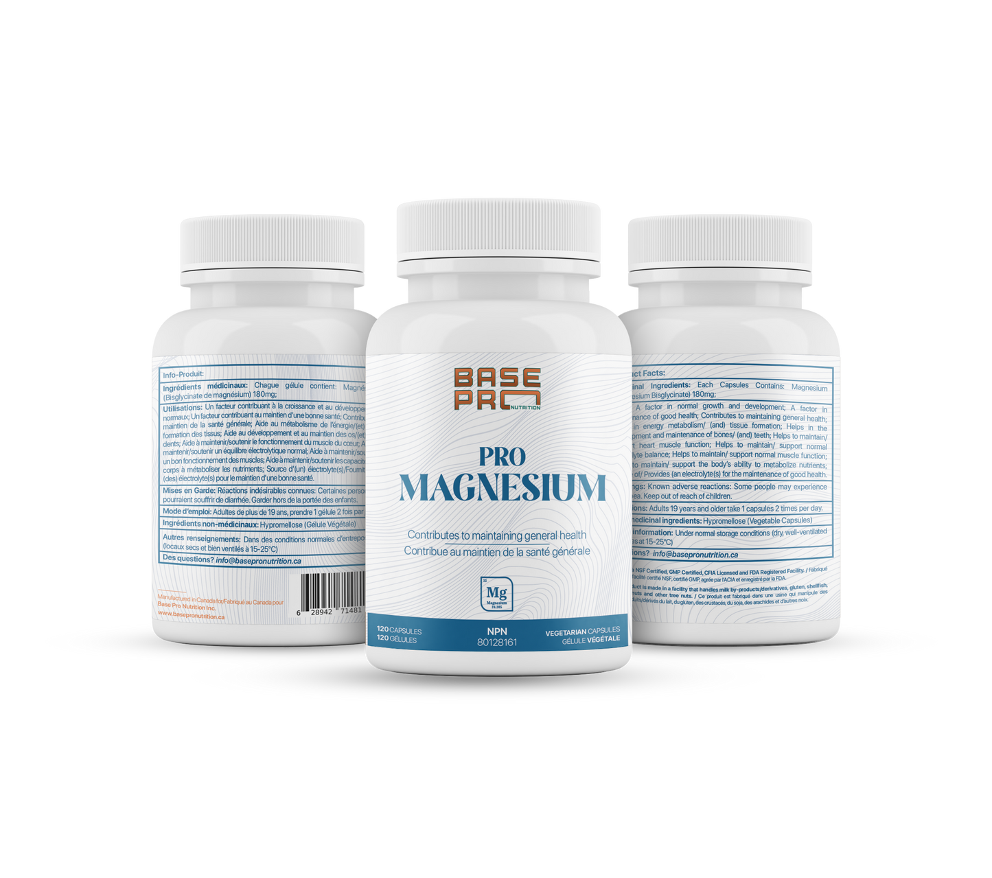 Pro Magnesium - Capsules - Base Pro Nutrition