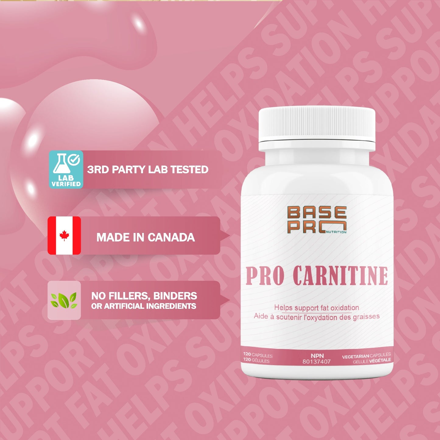 PRO Carnitine - 120 capsules - Base Pro Nutrition