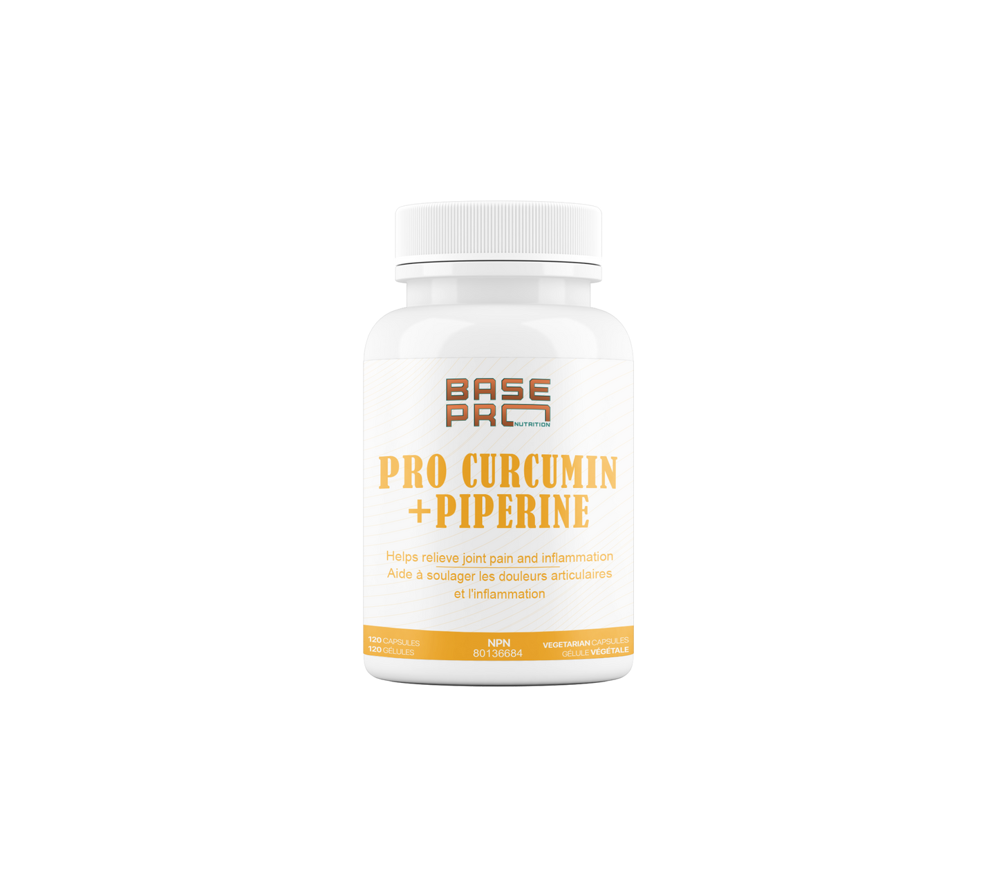 PRO Curcumin + Piperine - 120 capsules - Base Pro Nutrition