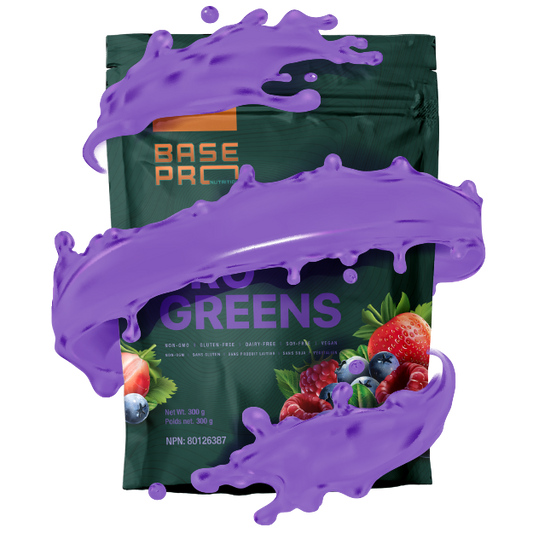 Pro Greens - Mixed Berry - 300 grams - Base Pro Nutrition