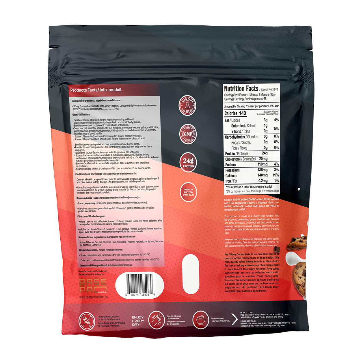 Pro Whey Concentrate - Cookies & Cream - 5LBS