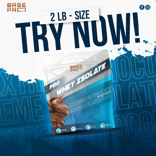 Pro Whey Isolate - Extreme Chocolate - 2LBS - Base Pro Nutrition