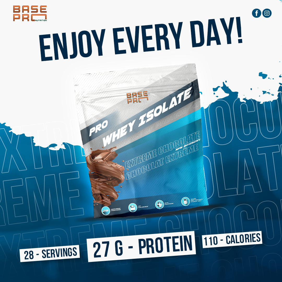 Pro Whey Isolate - Extreme Chocolate - 2LBS - Base Pro Nutrition