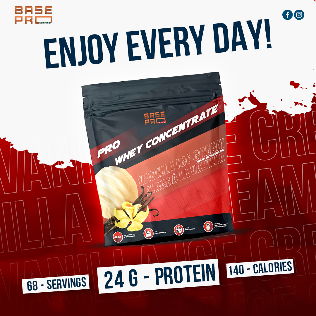 Pro Whey Concentrate - Vanilla Ice Cream - 5LBS
