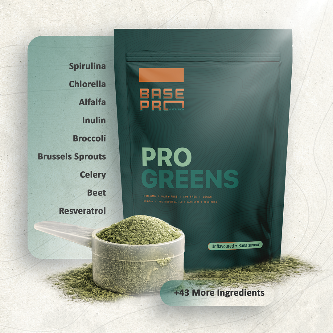 Pro Greens - Unflavored - 240 grams - Base Pro Nutrition