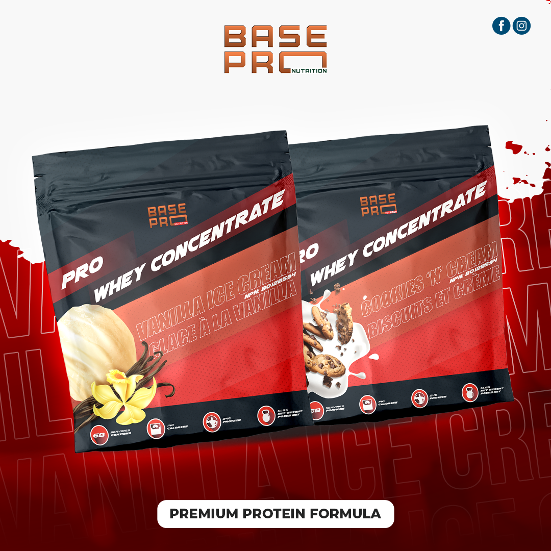 Pro Whey Concentrate - Vanilla Ice Cream - 5LBS