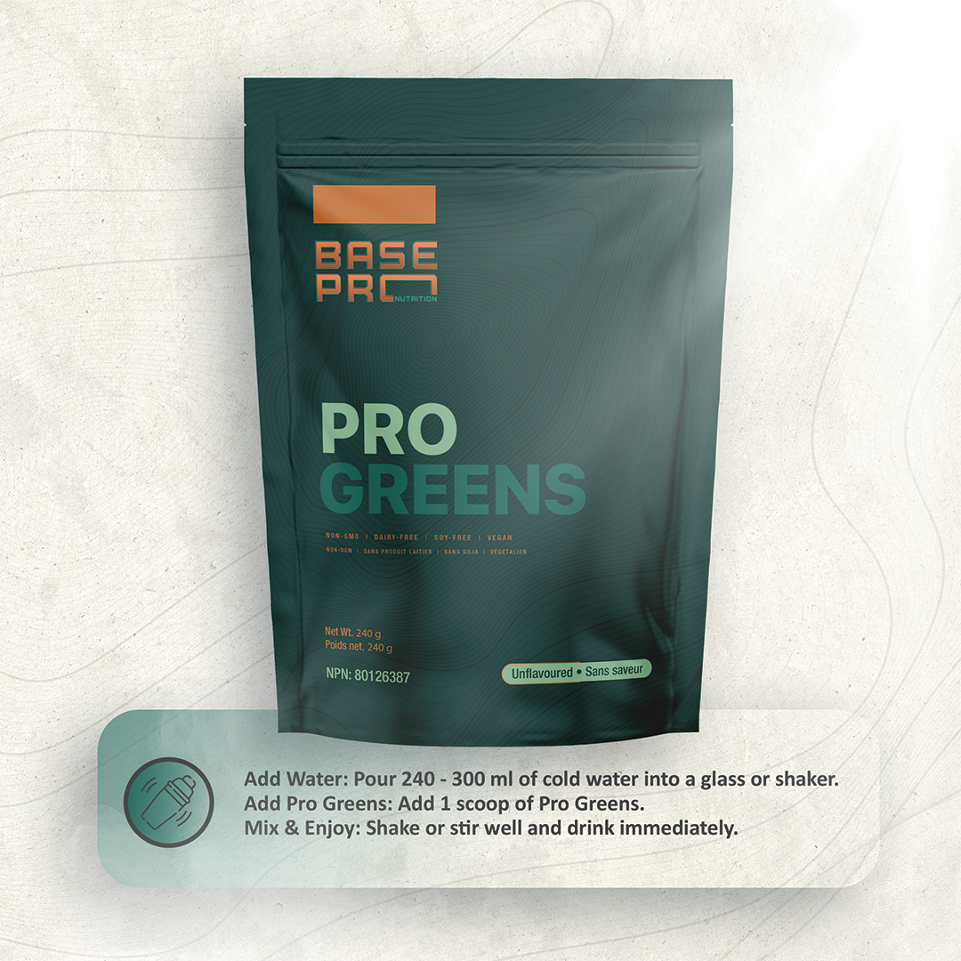 Pro Greens - Unflavored - 240 grams - Base Pro Nutrition