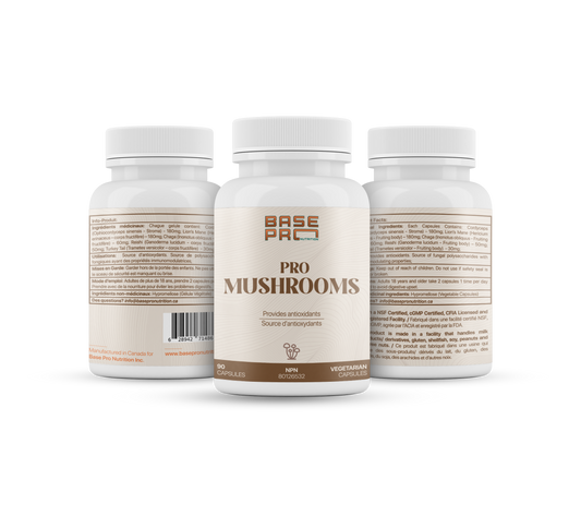 Pro Mushrooms - Capsules - Base Pro Nutrition