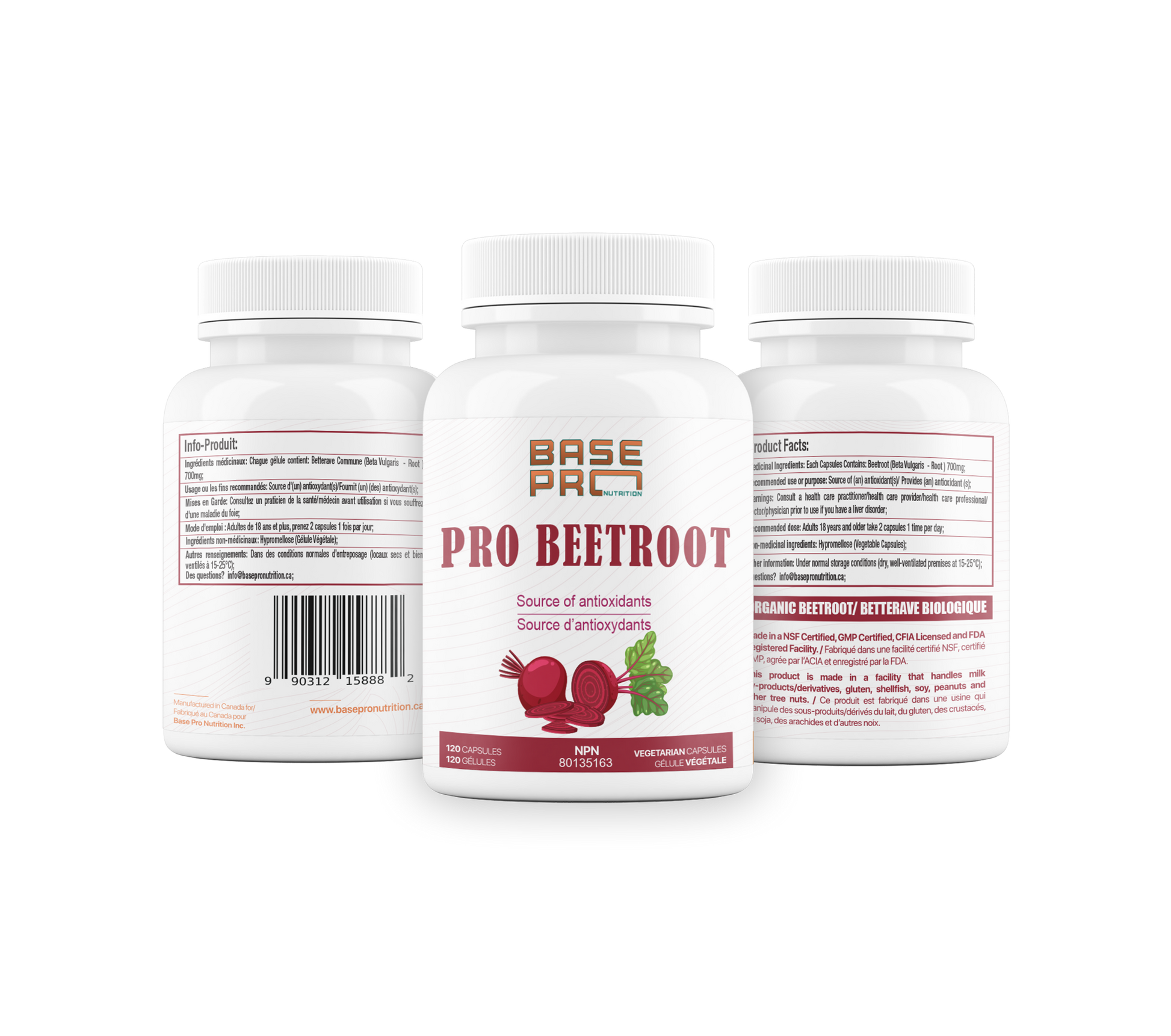Pro Beetroot - 120 capsules - Base Pro Nutrition