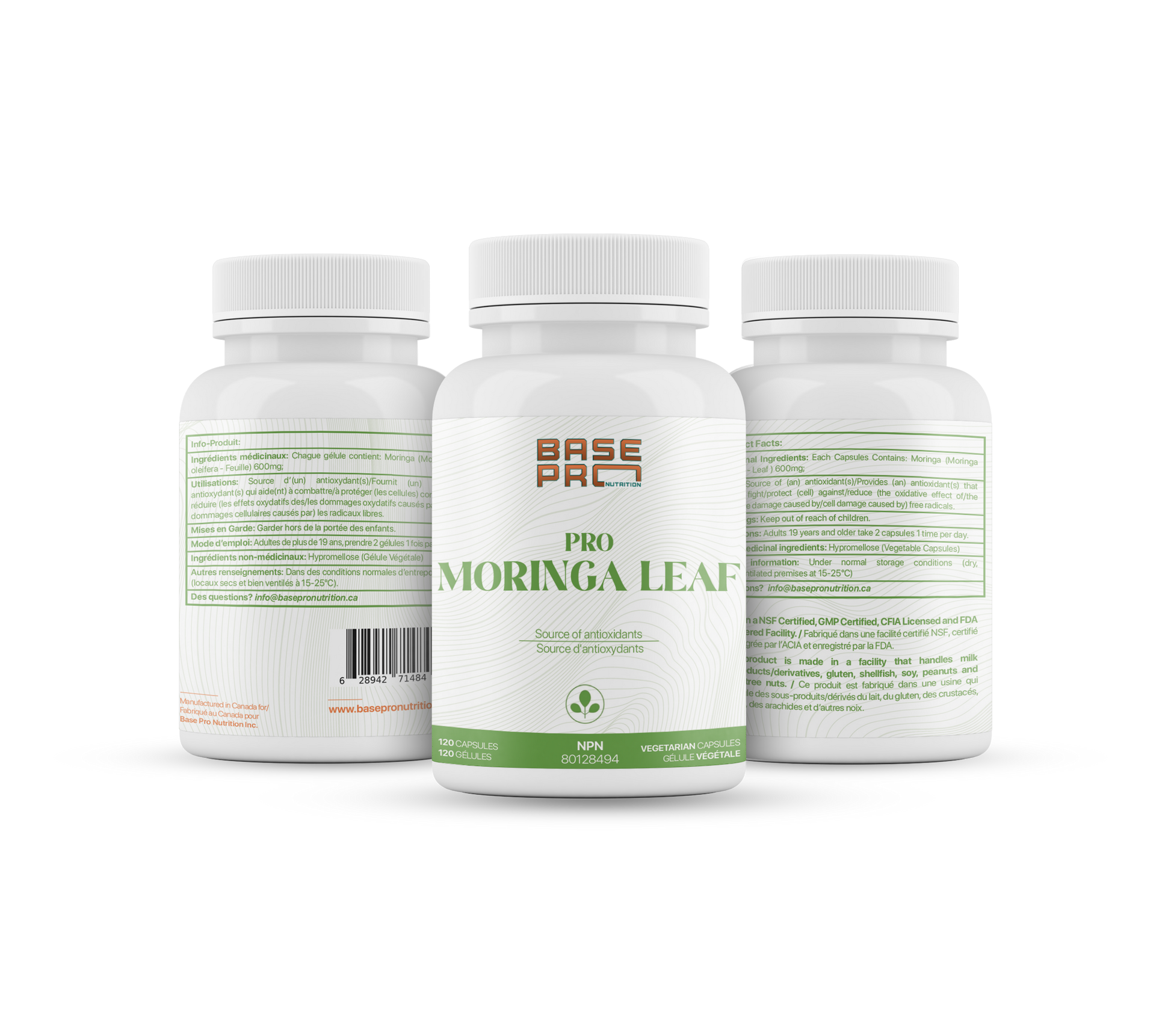 Pro Moringa Leaf - Capsules - Base Pro Nutrition