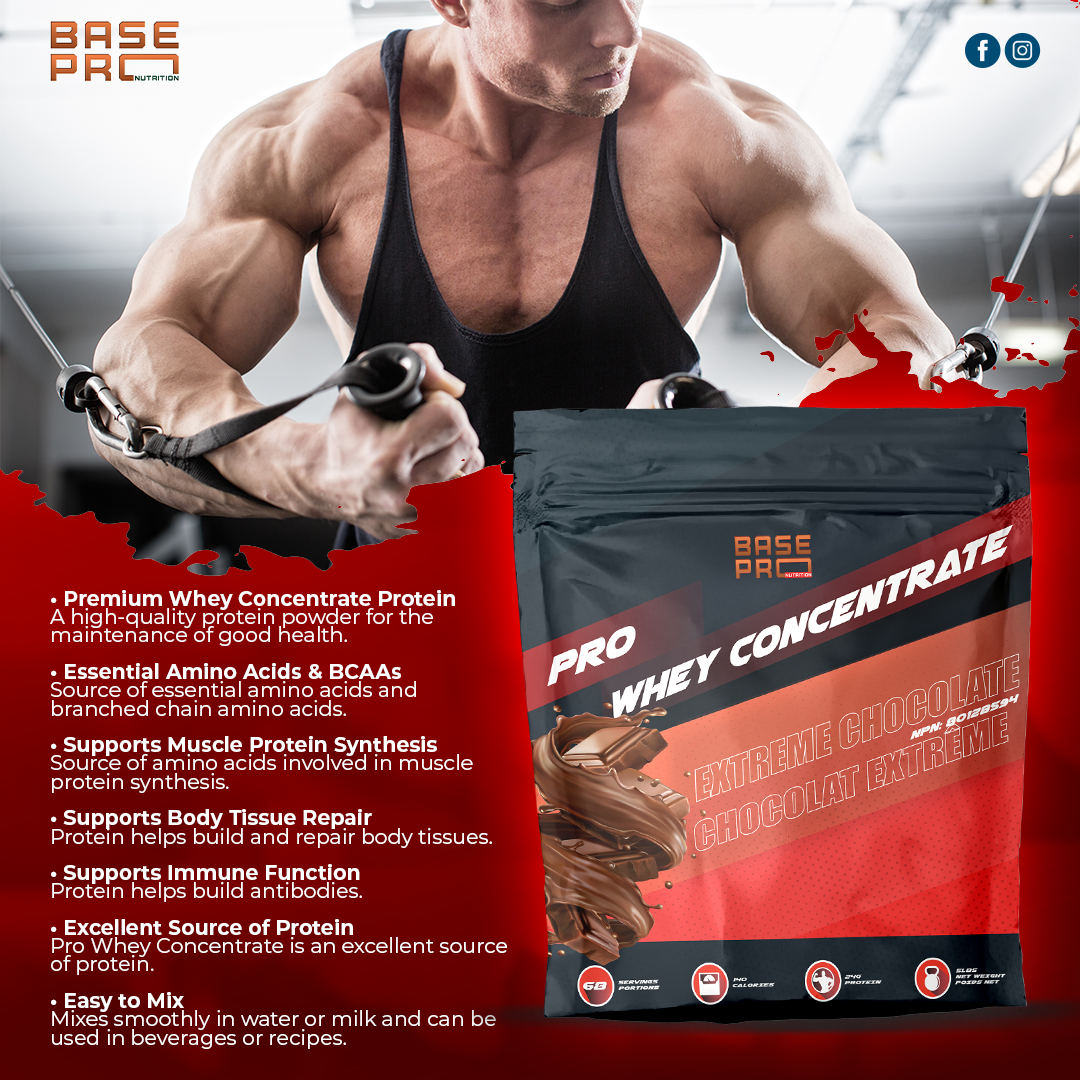 Pro Whey Concentrate - Extreme Chocolate - 5lb