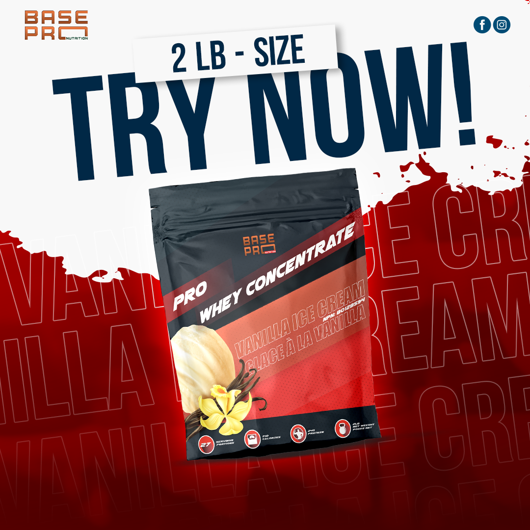 Pro Whey Concentrate - Vanilla Ice Cream - 2lb