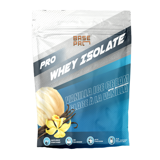 Pro Whey Isolate - Vanilla Ice Cream - 1LB - Base Pro Nutrition