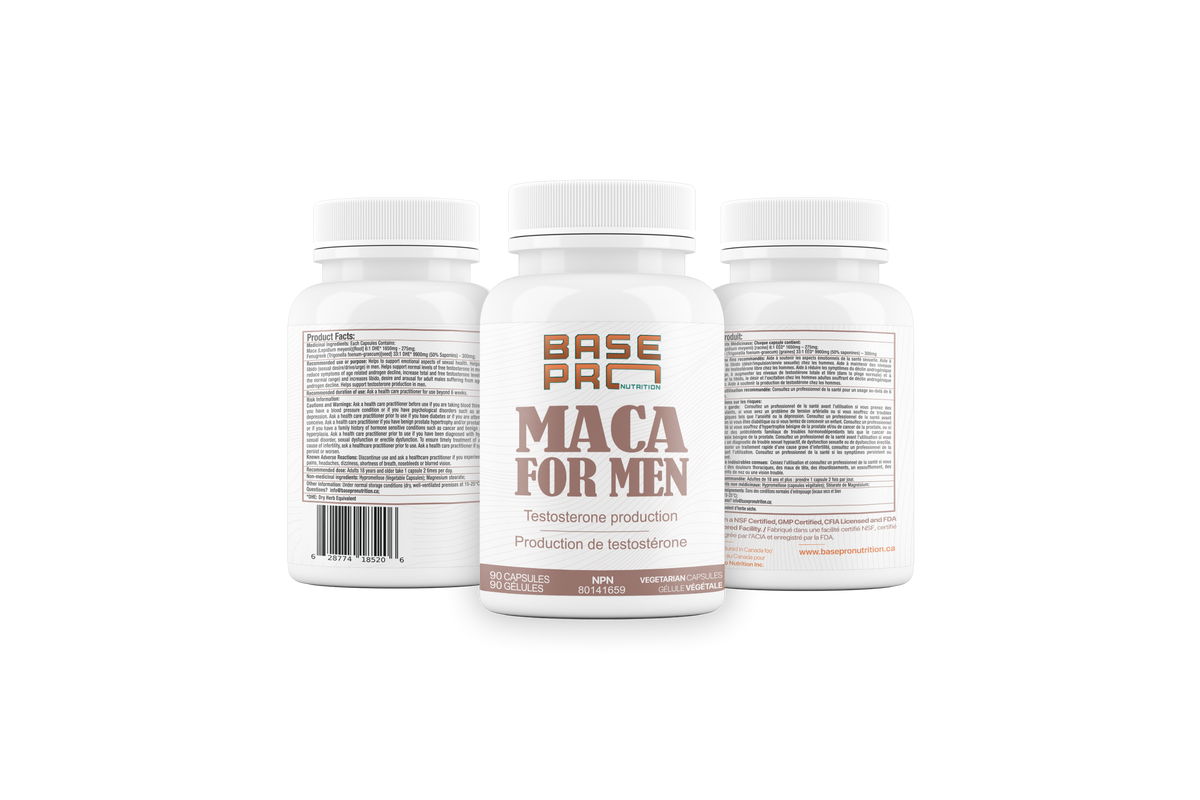 PRO Maca for Men - 90 capsules - Base Pro Nutrition