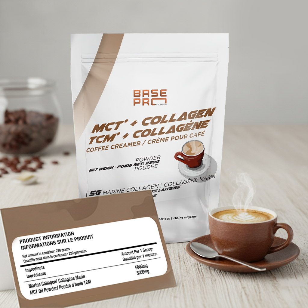 MCT Collagen Creamer – 220grams - Base Pro Nutrition