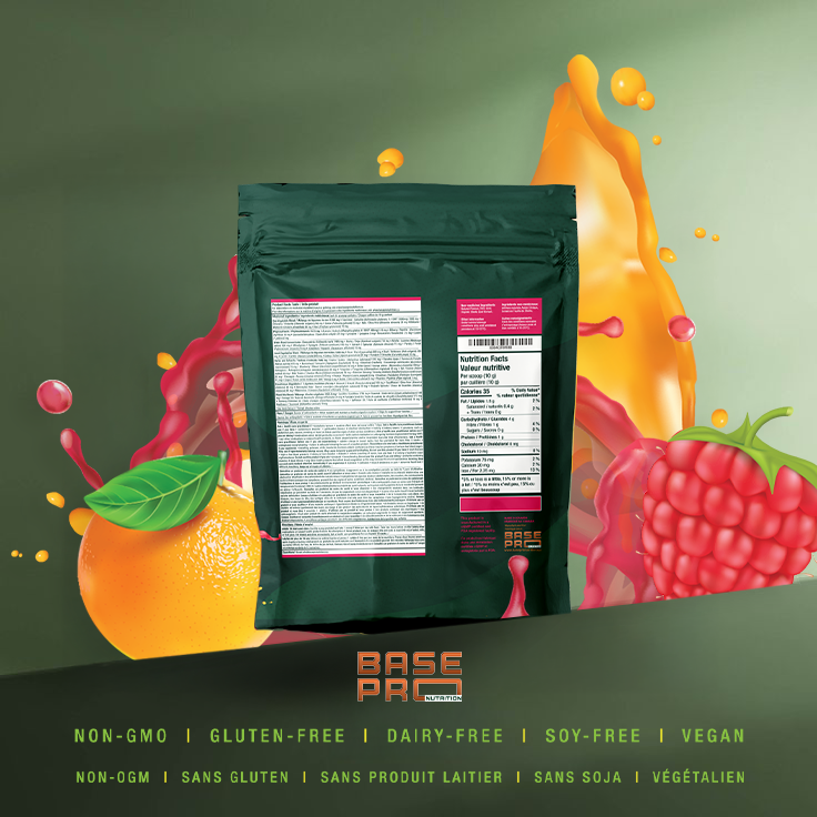 Pro Greens - Raspberry Citrus - 300 grams - Base Pro Nutrition