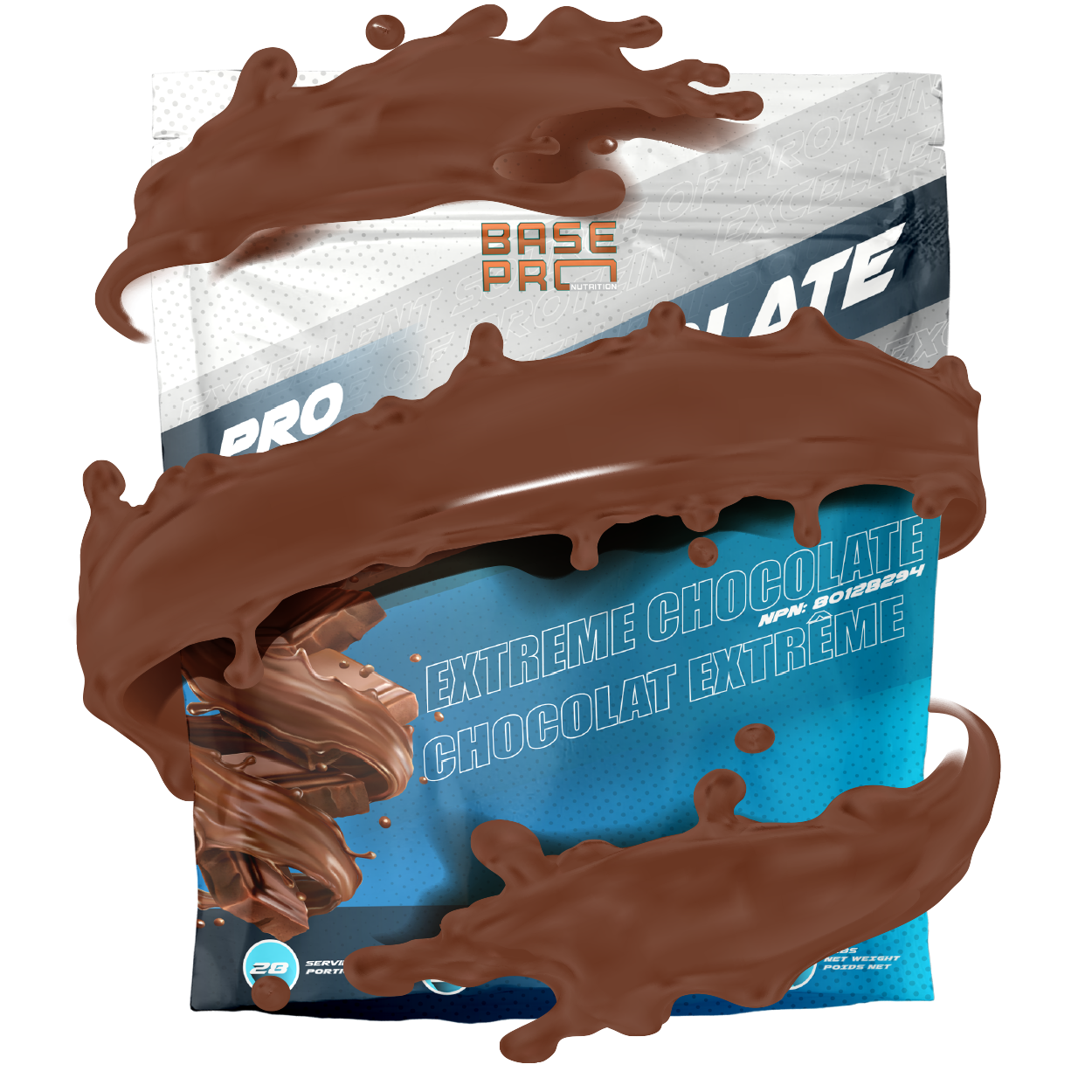 Pro Whey Isolate - Extreme Chocolate - 2LBS - Base Pro Nutrition
