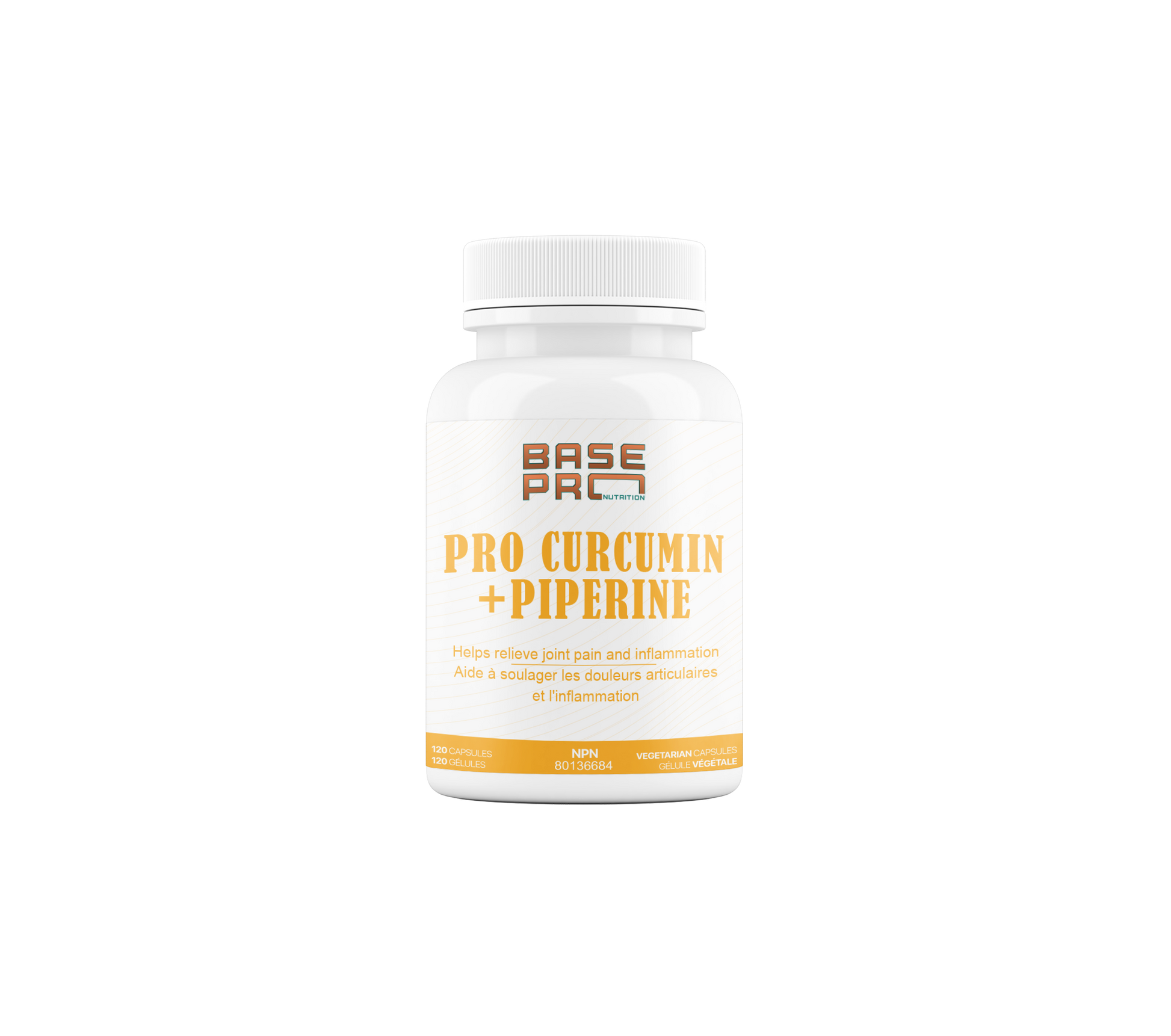 PRO Curcumin + Piperine - 120 capsules - Base Pro Nutrition