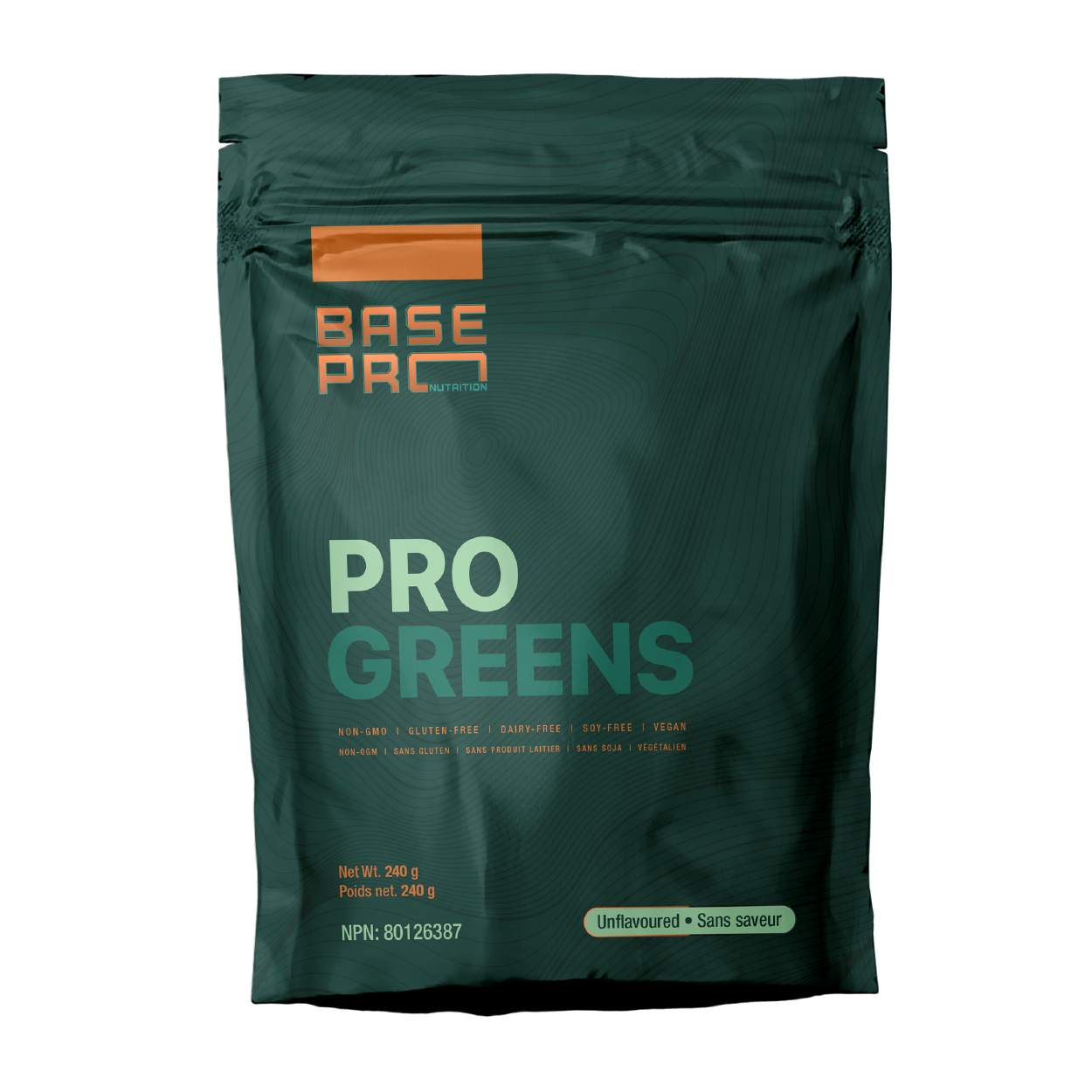 Pro Greens - Unflavored - 240 grams - Base Pro Nutrition