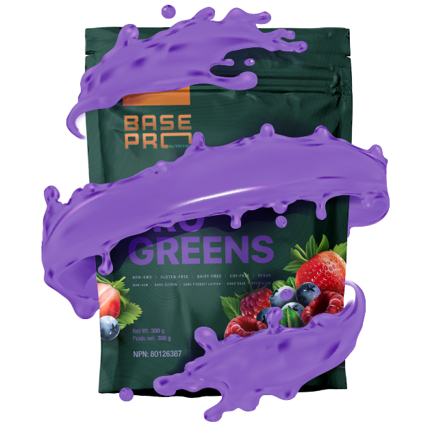 Pro Greens - Mixed Berry - 300 grams - Base Pro Nutrition