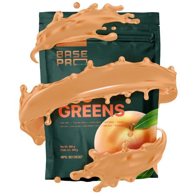 Pro Greens - Peach - 300 grams - Base Pro Nutrition