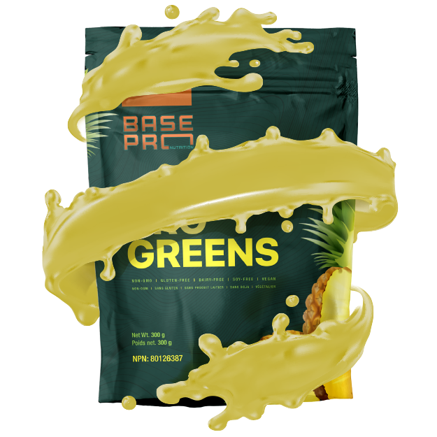Pro Greens - Pineapple - 300 grams - Base Pro Nutrition